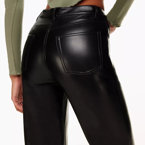 Melina Vegan Leather Pant | Aritzia | 4 - Picture 2 of 9